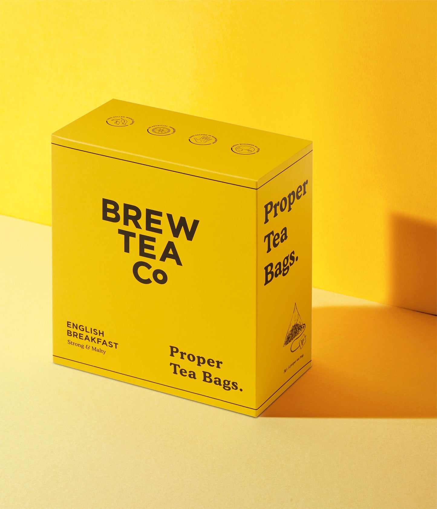 Brew Tea Co. English Breakfast Proper Tea Bags 1x100