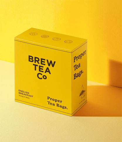 Brew Tea Co. English Breakfast Proper Tea Bags 1x100