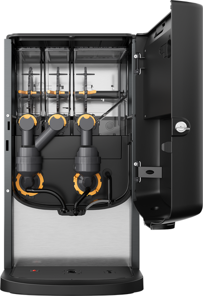 Bravilor Bolero machine opened up showing internals