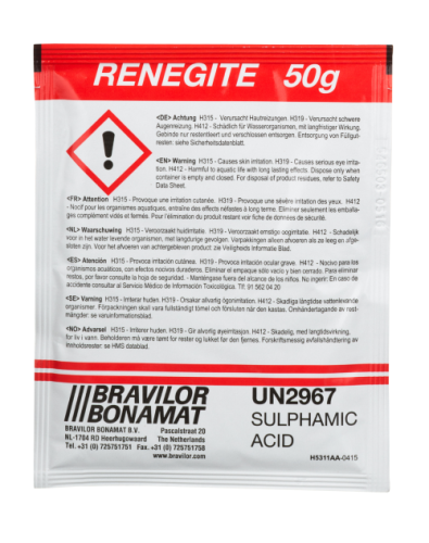 RENEGITE DESCALER 1 Carton (4x15 SACHETS of 50 grams)